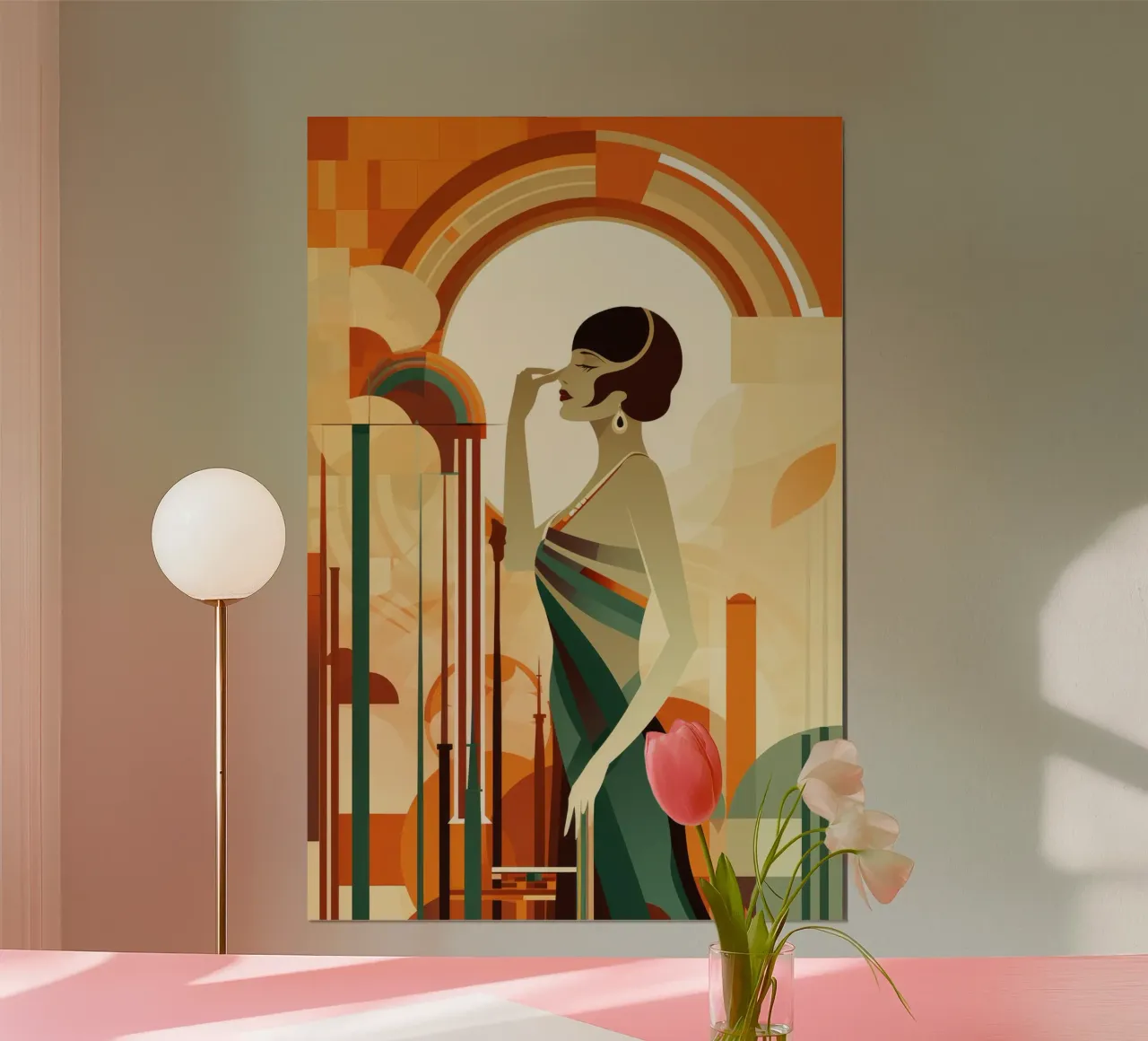 Art Deco Woman poster da Artful Muse