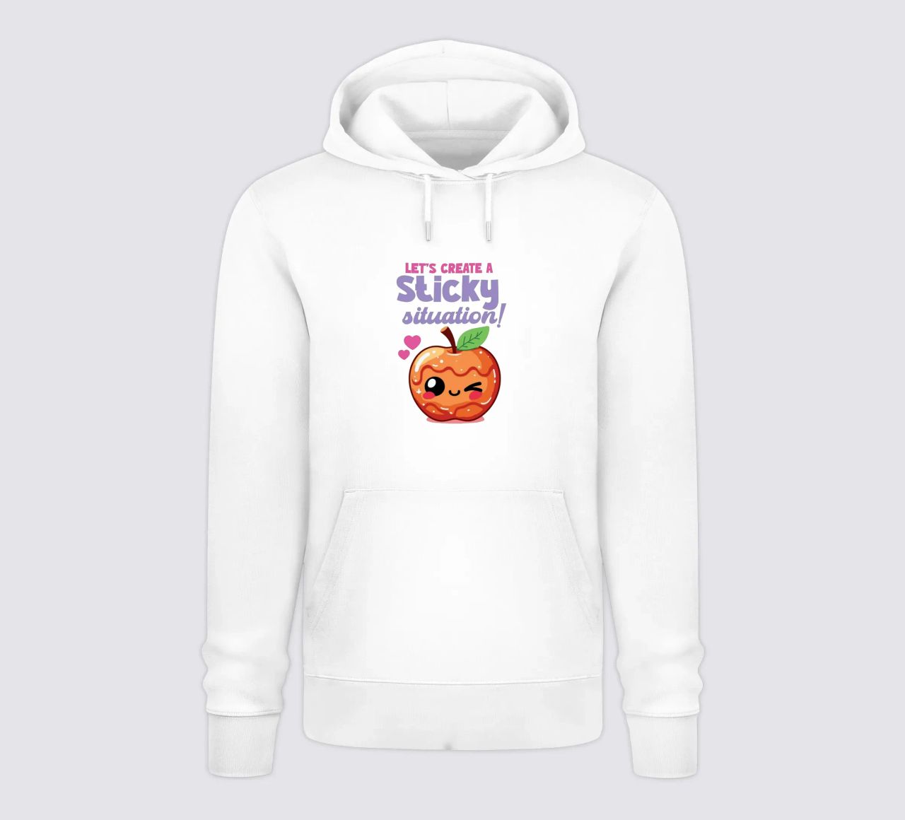 Let's create a sticky situation! felpa con cappuccio da edsonramosart
