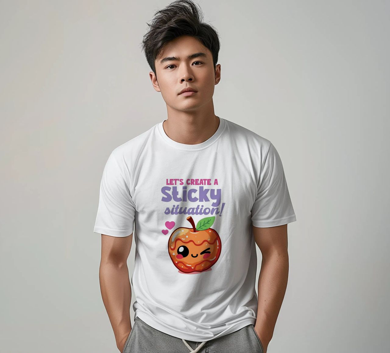 Let's create a sticky situation! t-shirt da edsonramosart