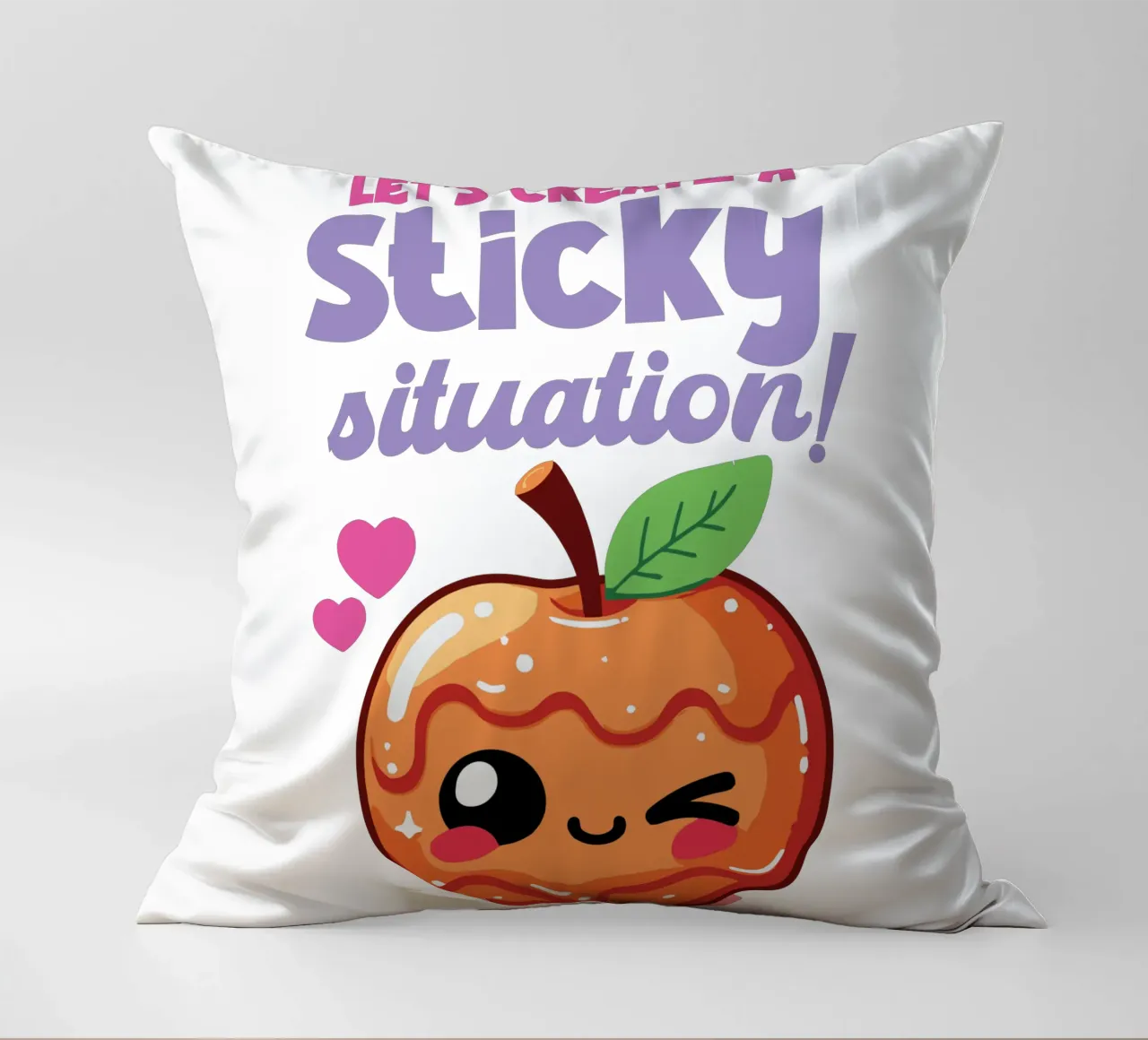 Let's create a sticky situation! cojín de edsonramosart