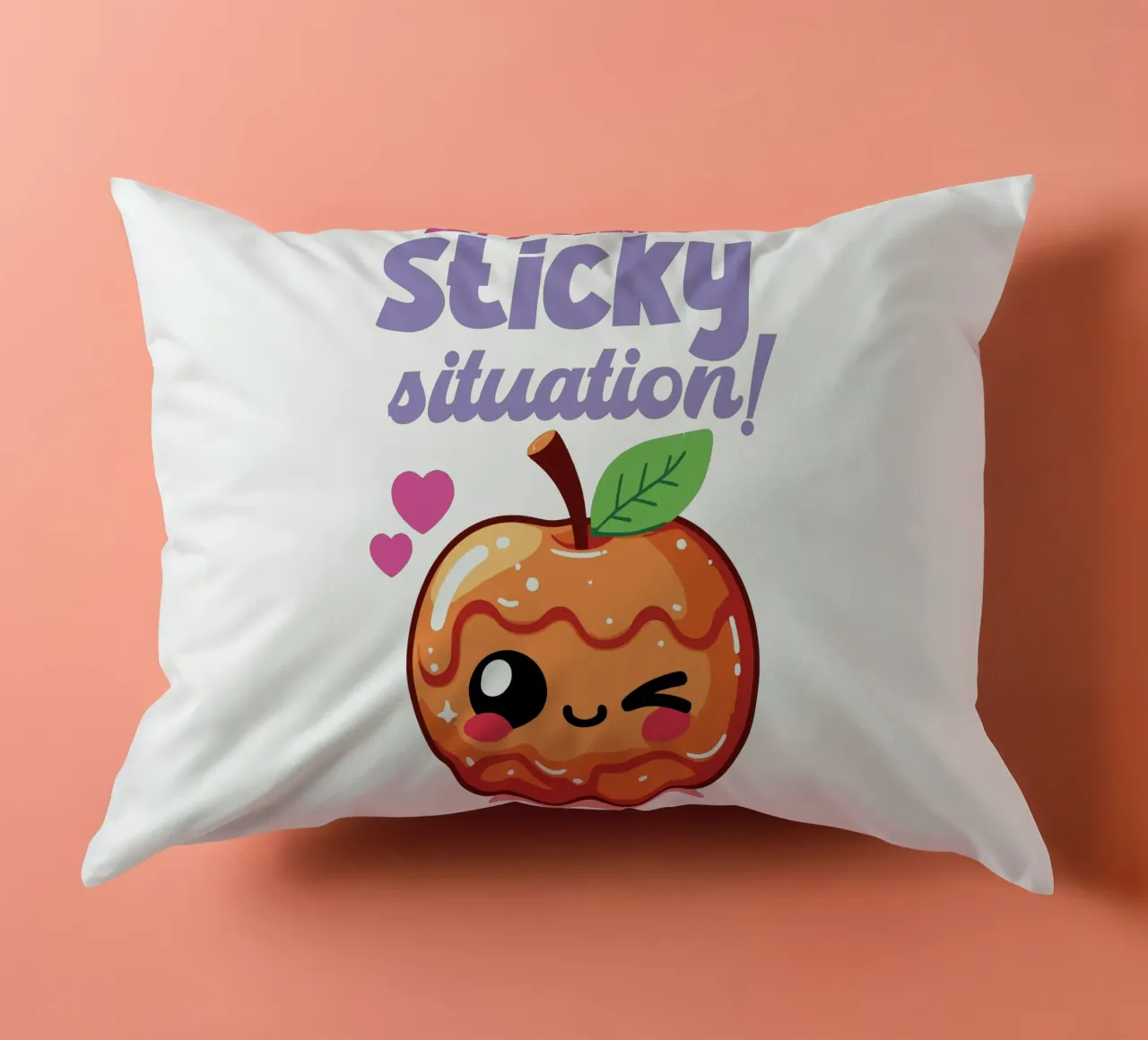 Let's create a sticky situation! Kissen von edsonramosart