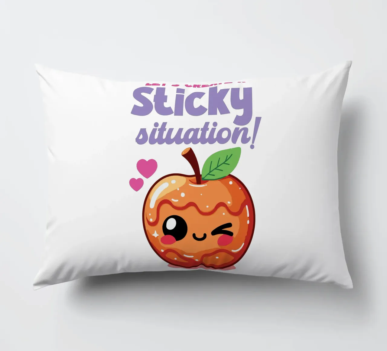 Let's create a sticky situation! cojín de edsonramosart