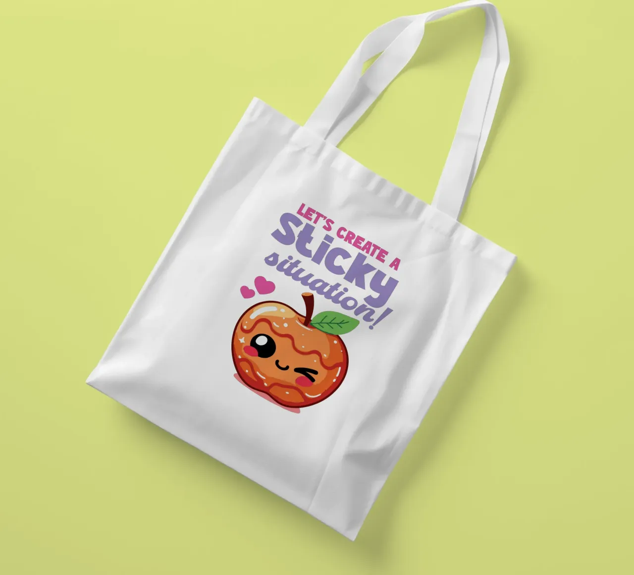 Let's create a sticky situation! tote bag de edsonramosart