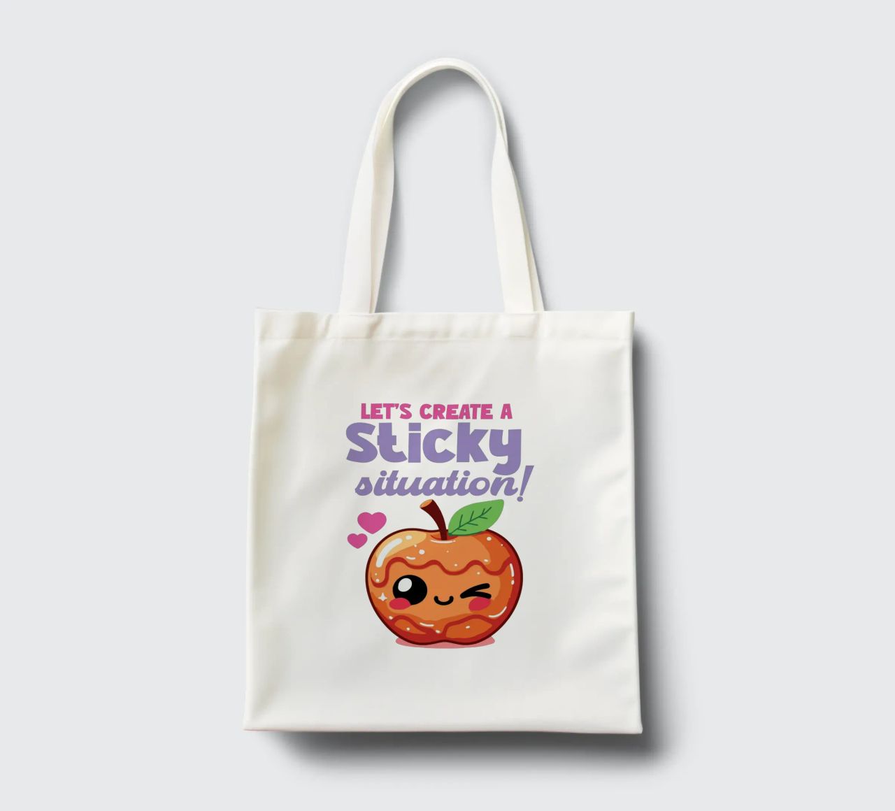 Let's create a sticky situation! borsa in juta da edsonramosart