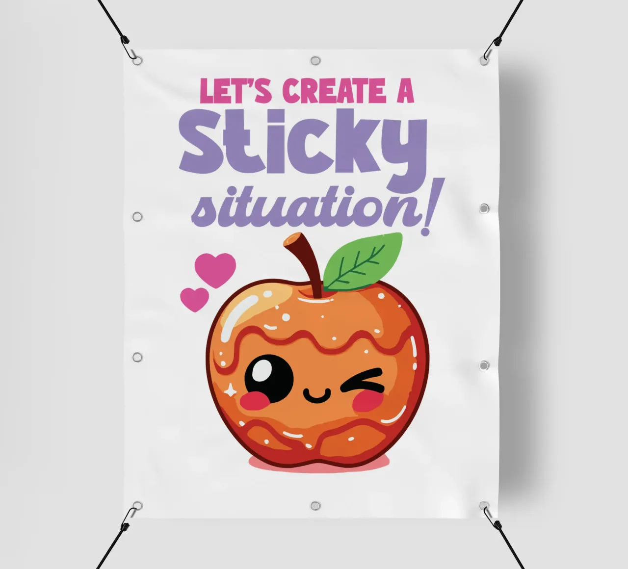 Let's create a sticky situation! telo in pvc da edsonramosart