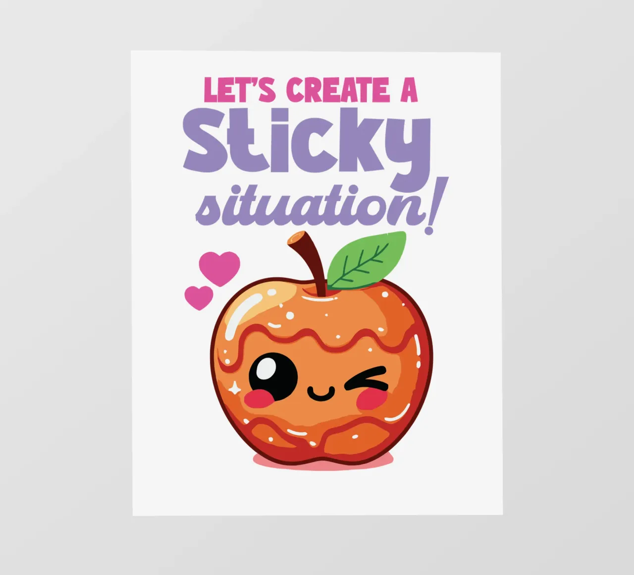 Let's create a sticky situation! telo in pvc da edsonramosart