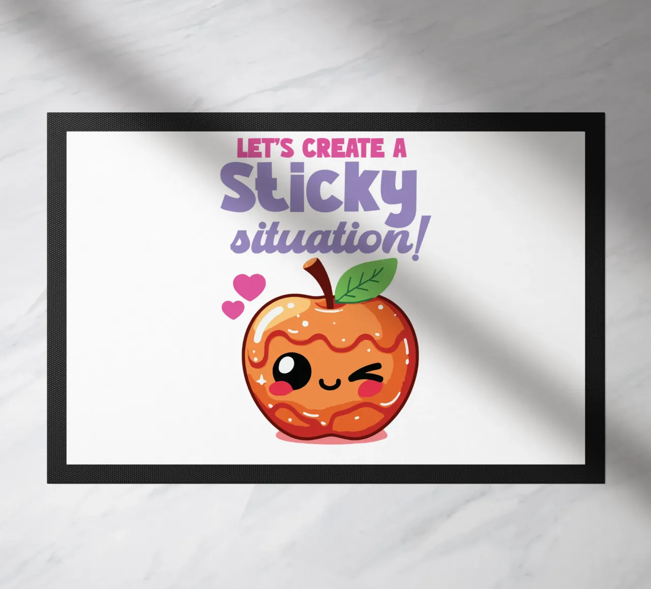 Let's create a sticky situation! Fußmatte von edsonramosart
