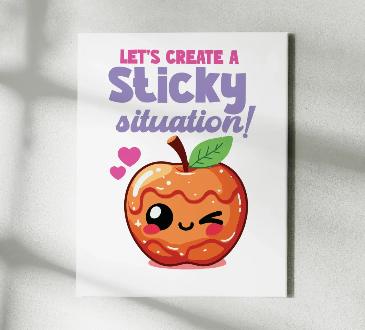 Let's create a sticky situation! lienzo de edsonramosart