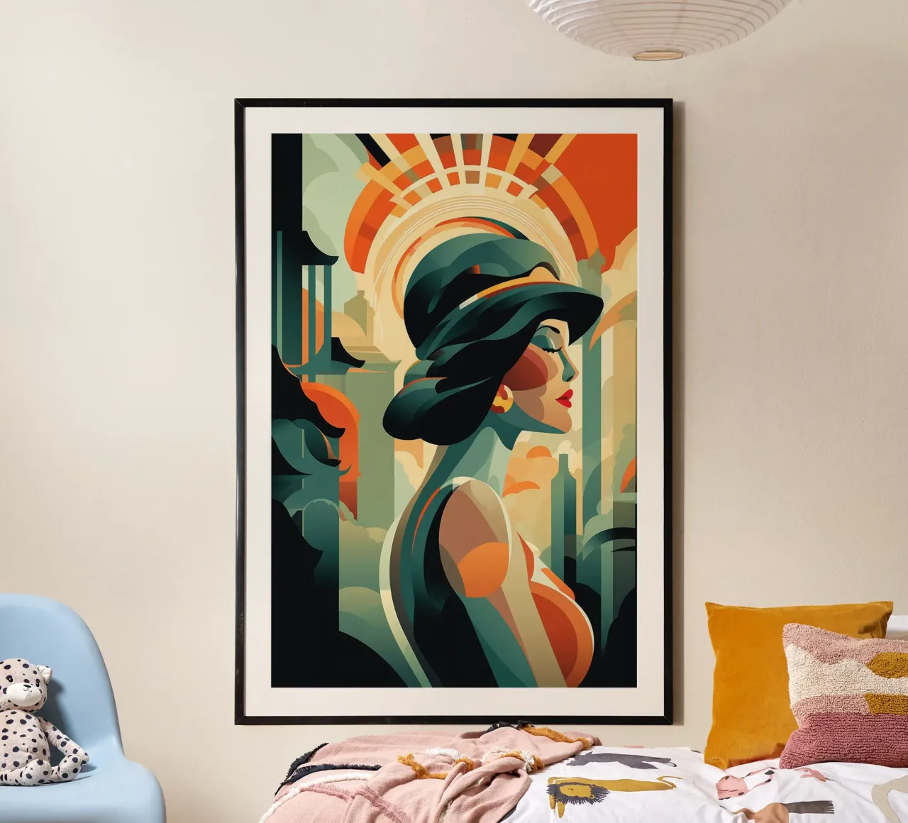 Art Deco Woman poster da Artful Muse