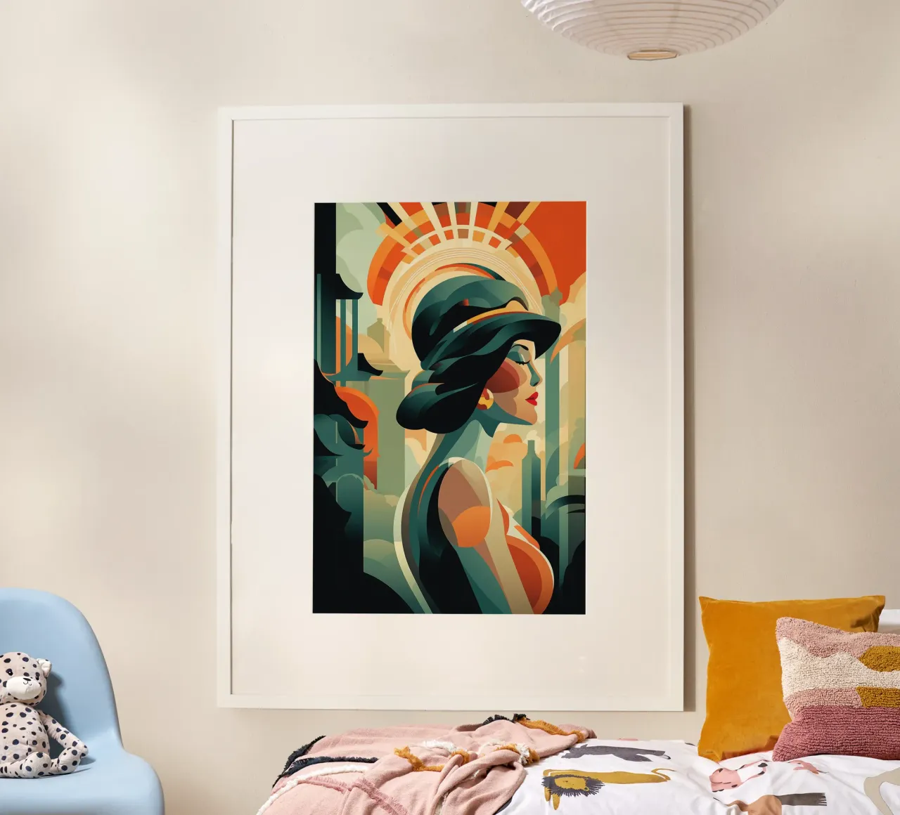 Art Deco Woman poster da Artful Muse