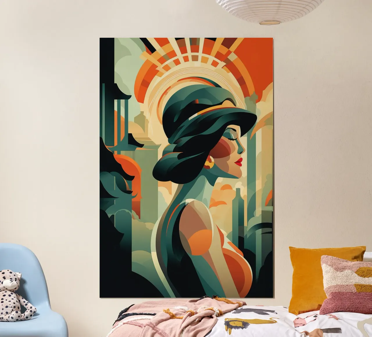 Art Deco Woman poster da Artful Muse