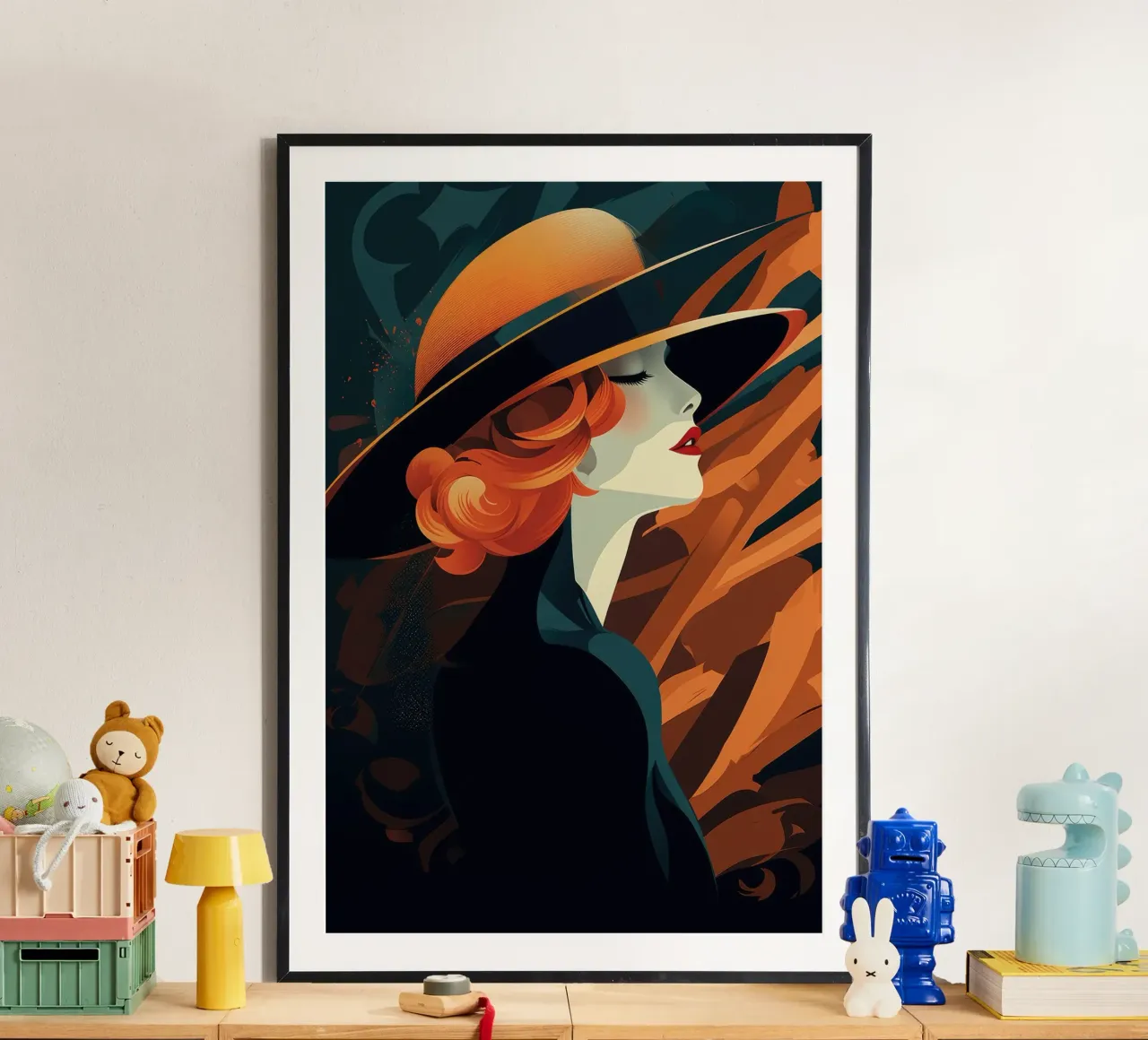 Art Deco Woman poster da Artful Muse
