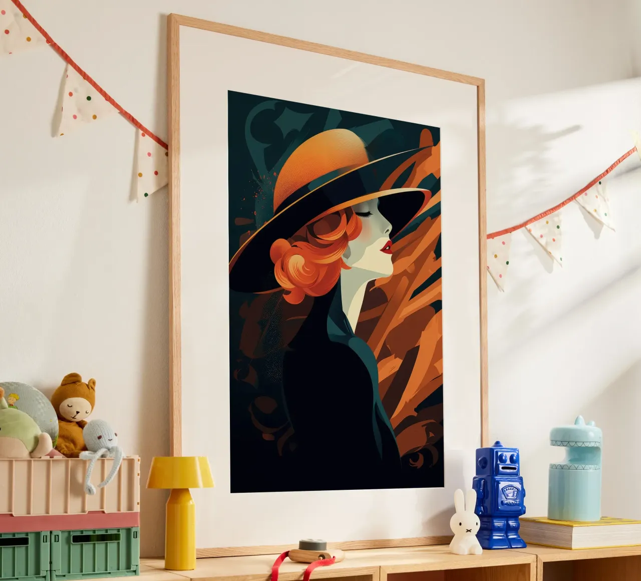 Art Deco Woman poster da Artful Muse