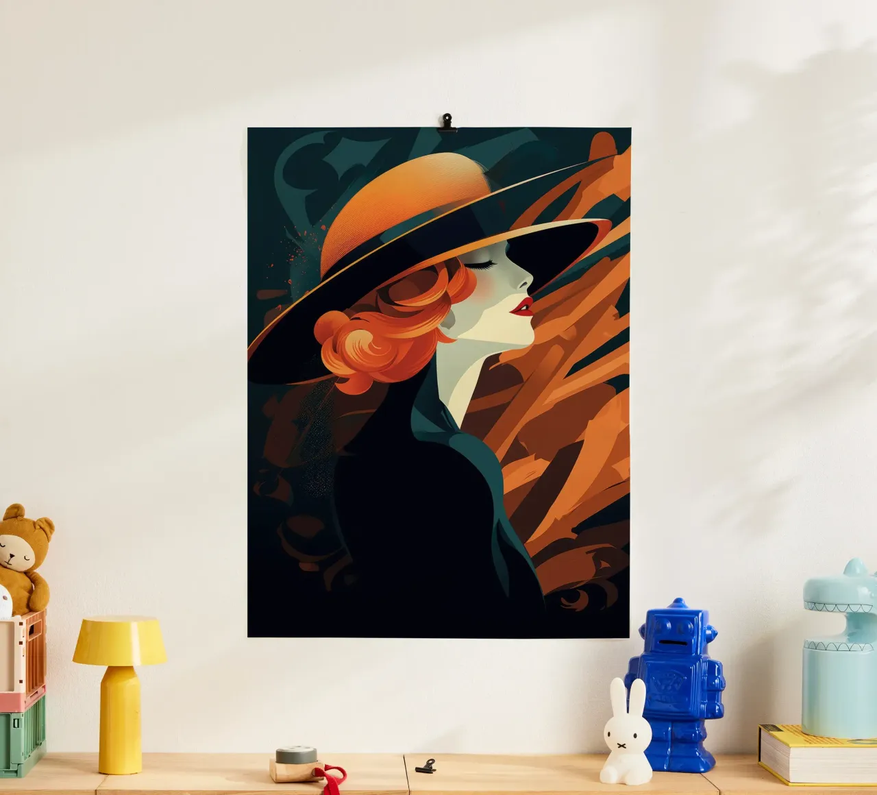 Art Deco Woman poster da Artful Muse