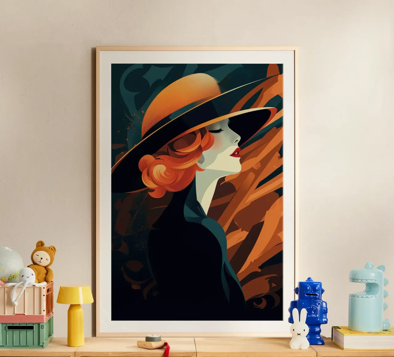 Art Deco Woman poster da Artful Muse