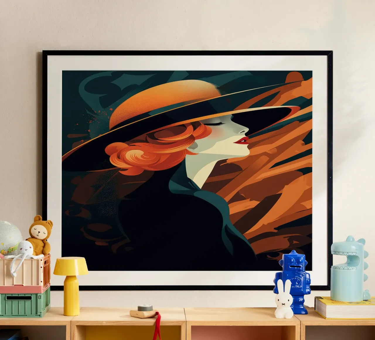 Art Deco Woman poster da Artful Muse