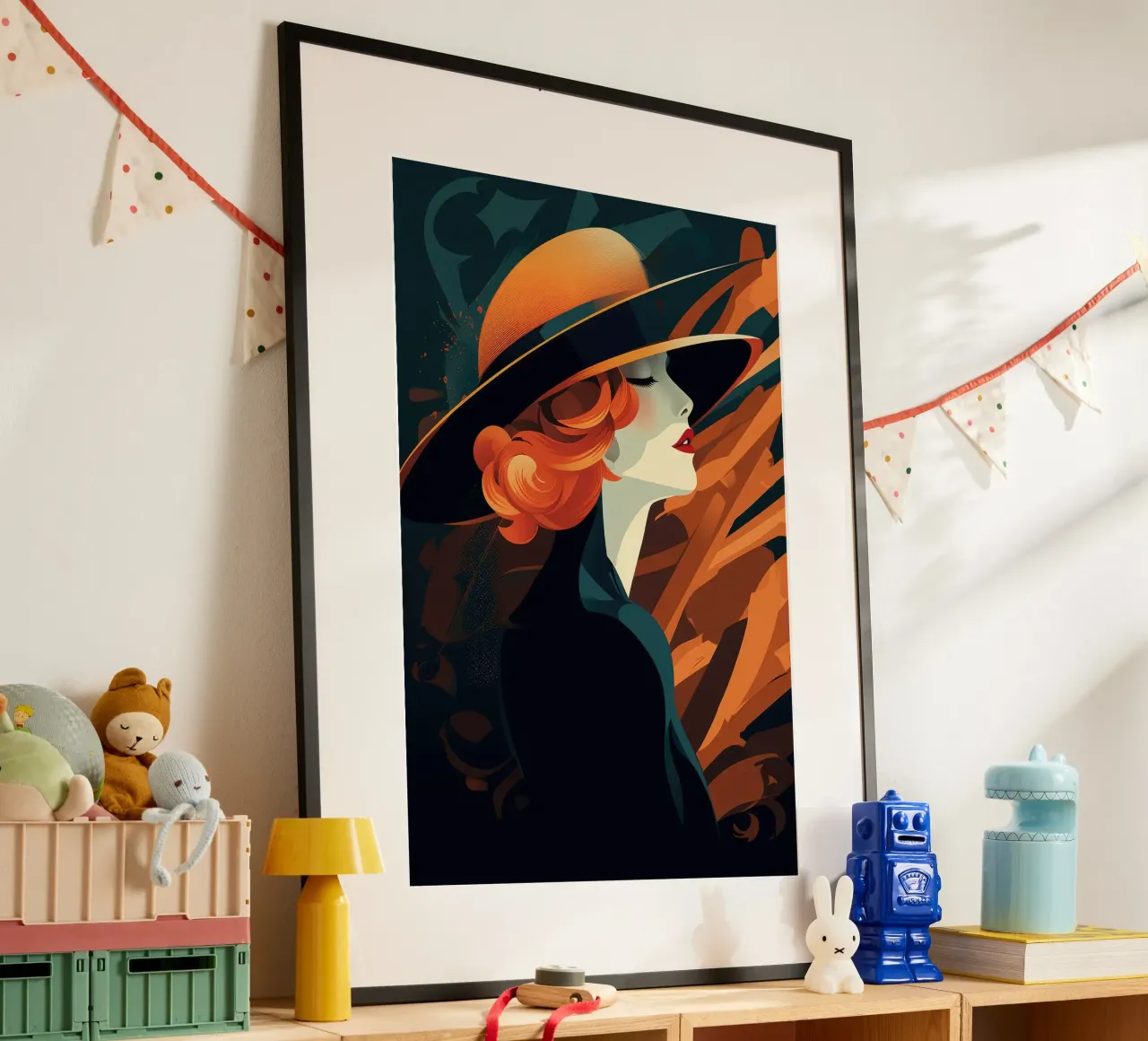 Art Deco Woman poster da Artful Muse