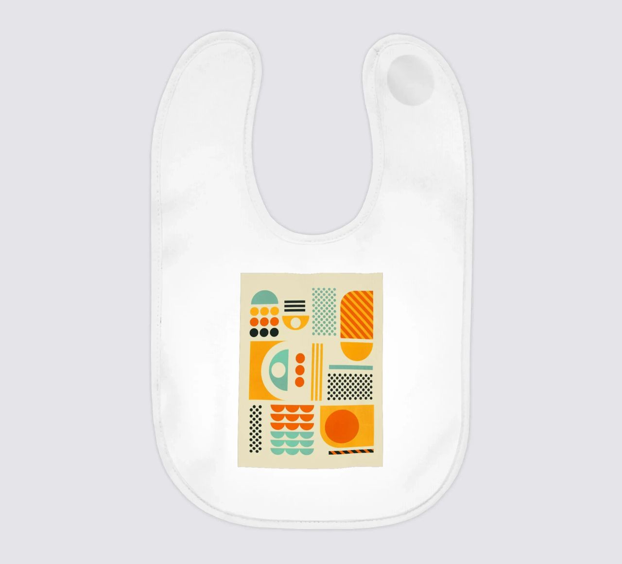 Bauhaus Geometric Pattern Art Print babero de showmemars