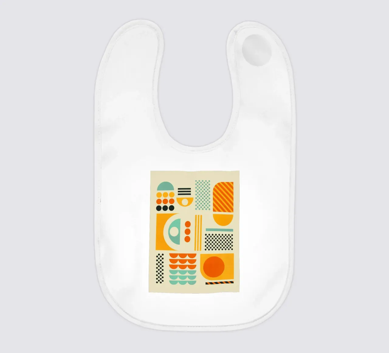 Bauhaus Geometric Pattern Art Print babero de showmemars