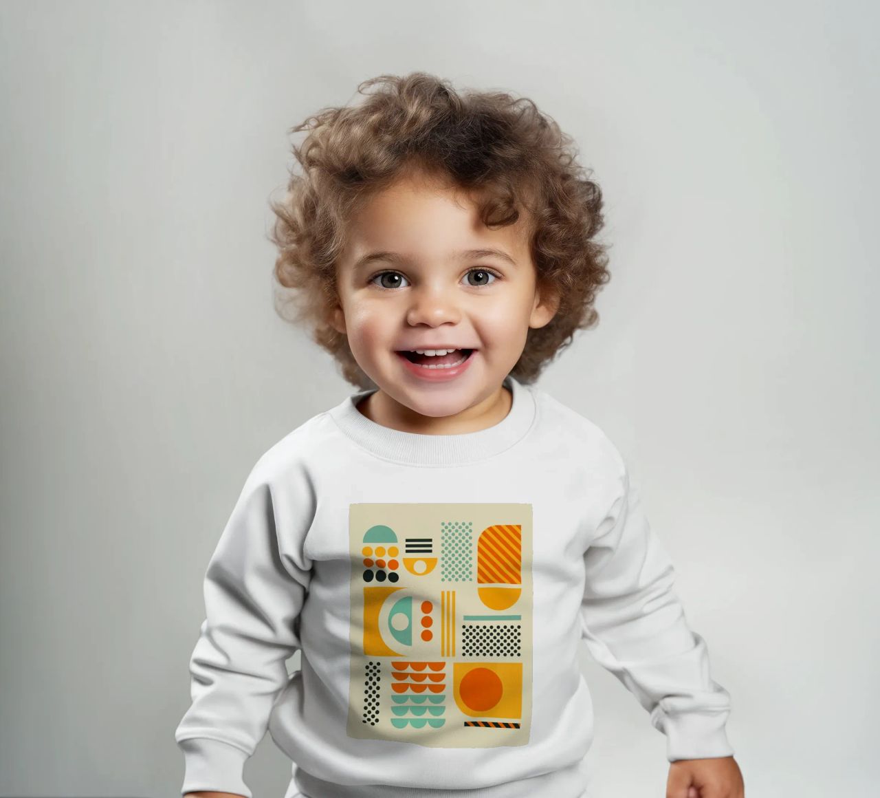 Bauhaus Geometric Pattern Art Print sudadera de bebé de showmemars