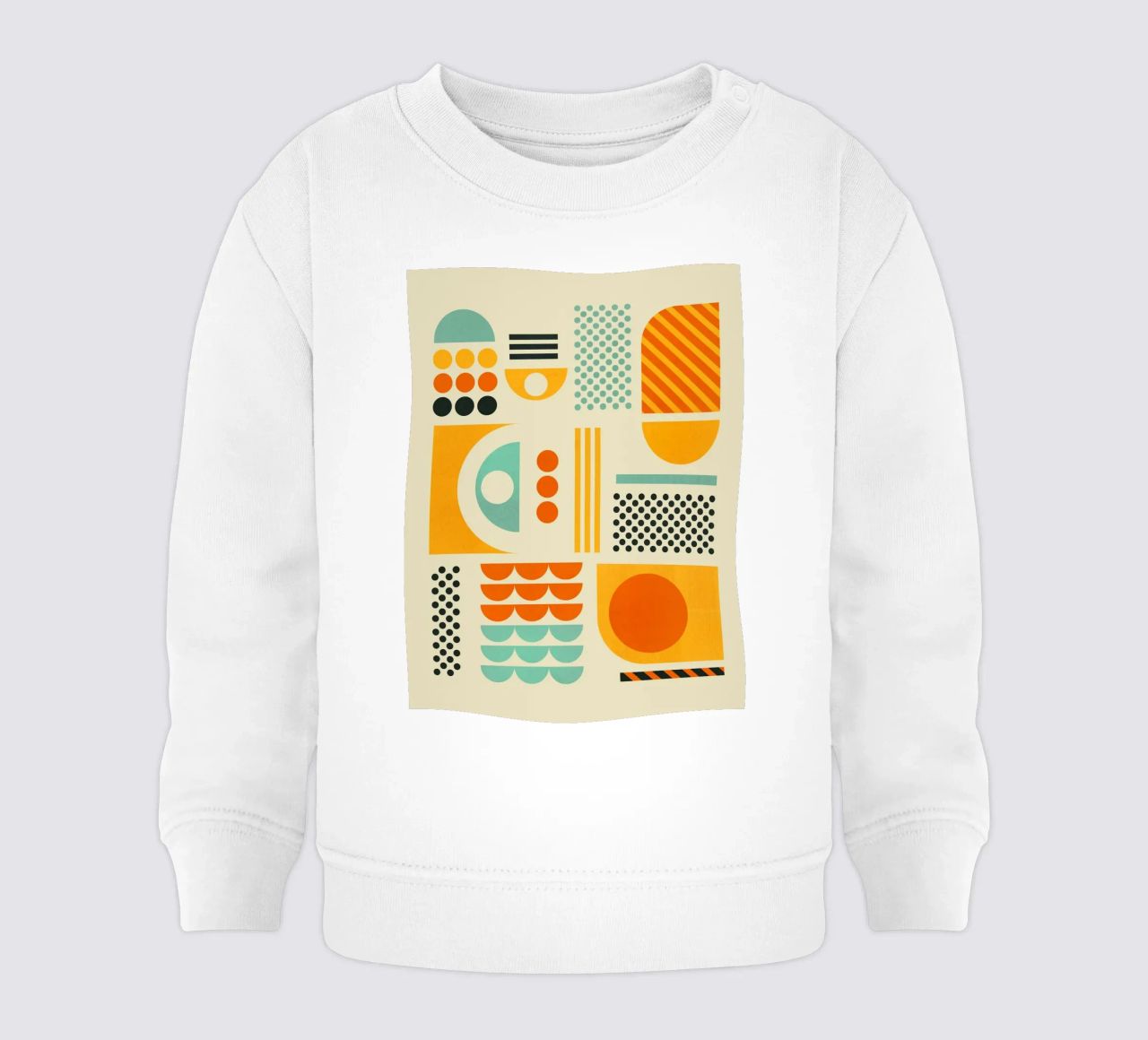 Bauhaus Geometric Pattern Art Print sudadera de bebé de showmemars
