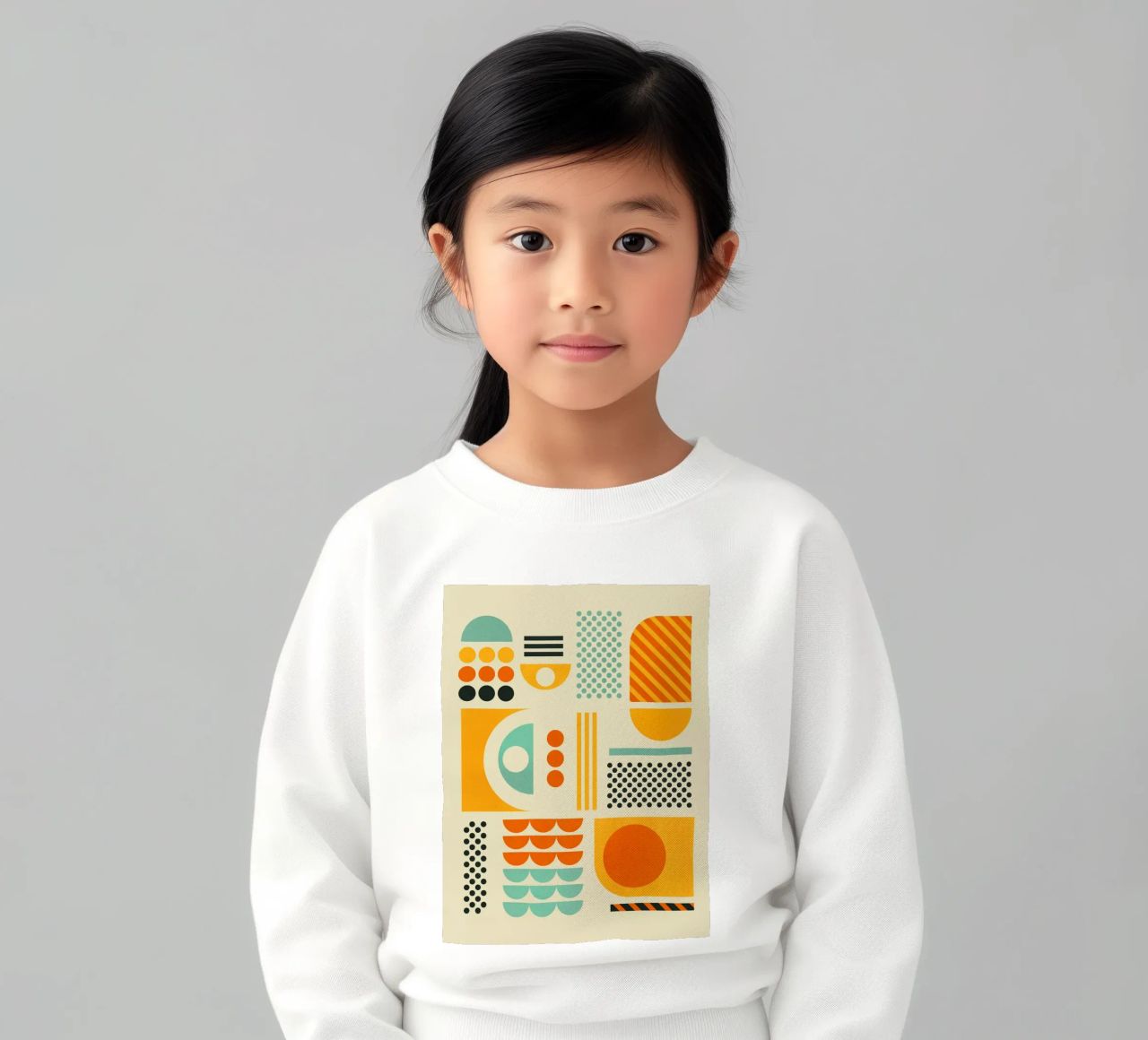 Bauhaus Geometric Pattern Art Print sudadera para niño de showmemars