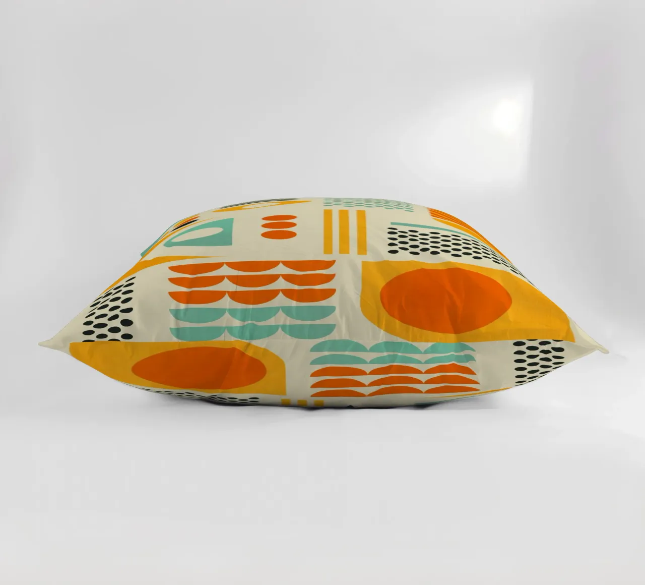 Bauhaus Geometric Pattern Art Print cuscino da showmemars