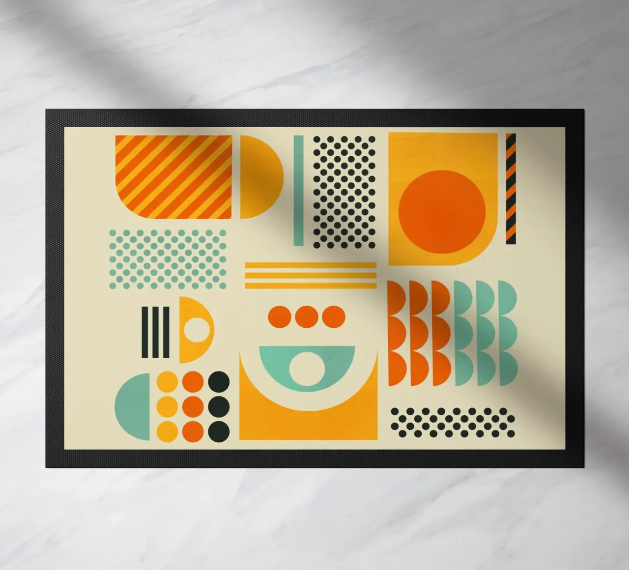Bauhaus Geometric Pattern Art Print zerbino da showmemars