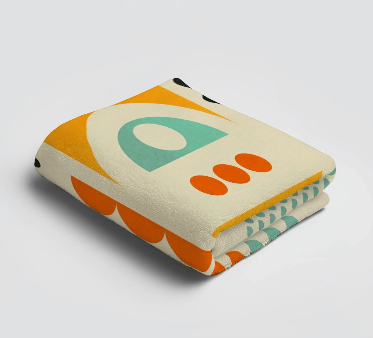 Bauhaus Geometric Pattern Art Print serviette de bain de showmemars