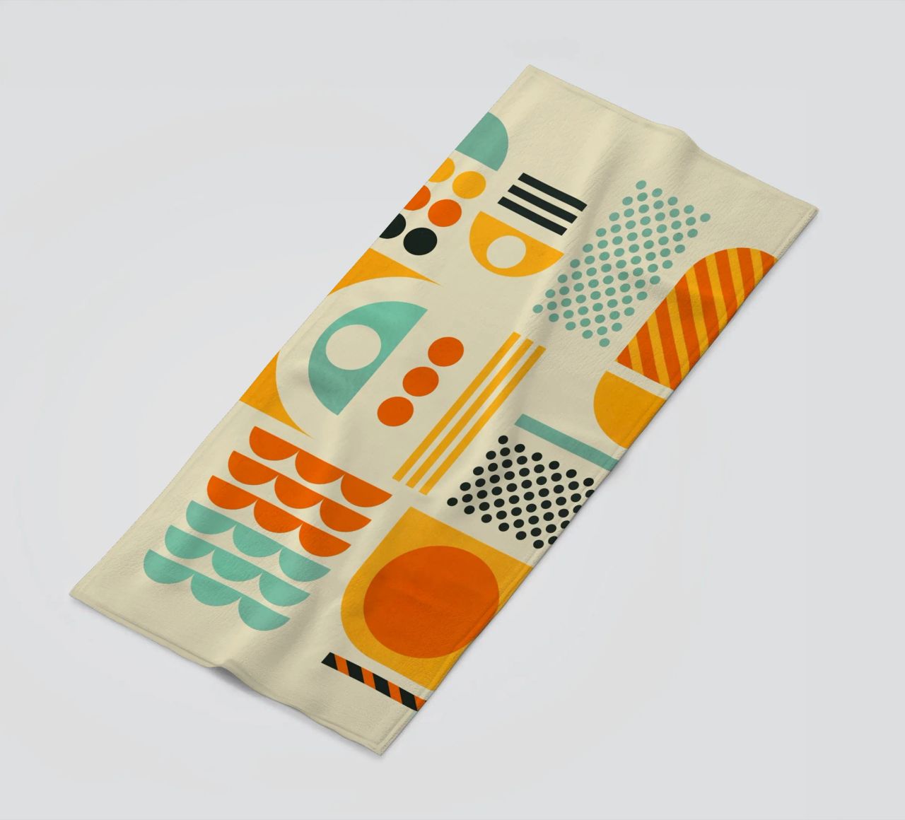 Bauhaus Geometric Pattern Art Print toalla de playa de showmemars