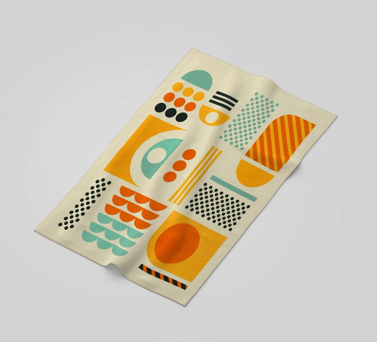 Bauhaus Geometric Pattern Art Print toalla de playa de showmemars