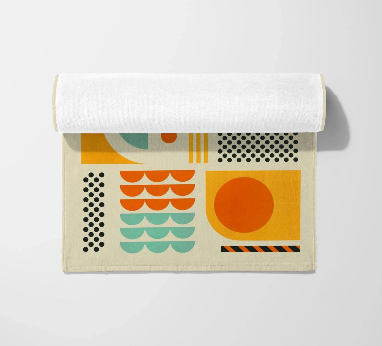 Bauhaus Geometric Pattern Art Print toalla de playa de showmemars