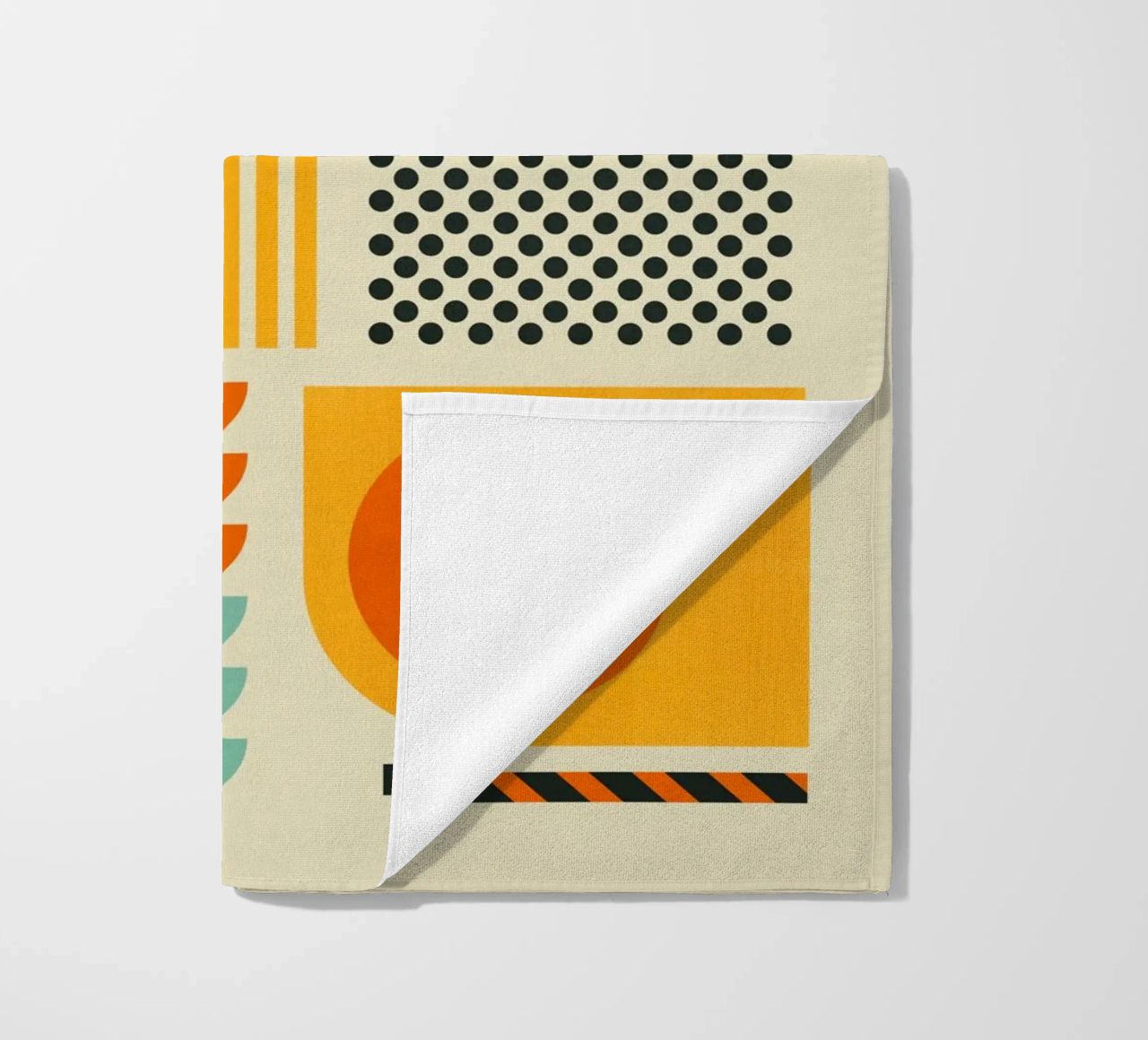 Bauhaus Geometric Pattern Art Print toalla de playa de showmemars