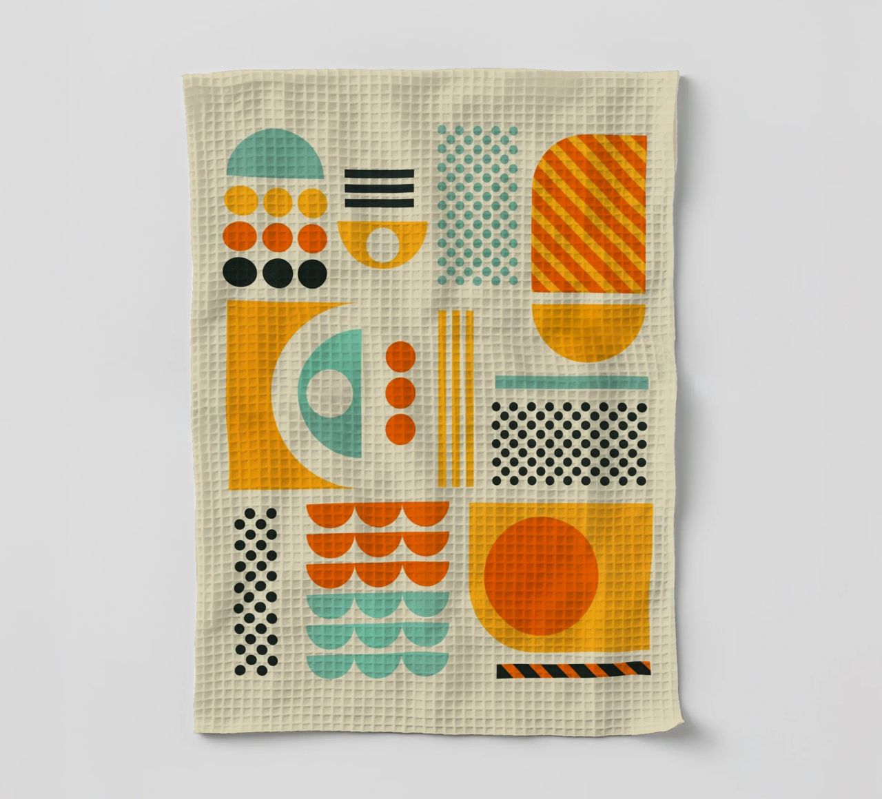 Bauhaus Geometric Pattern Art Print canovaccio da cucina da showmemars