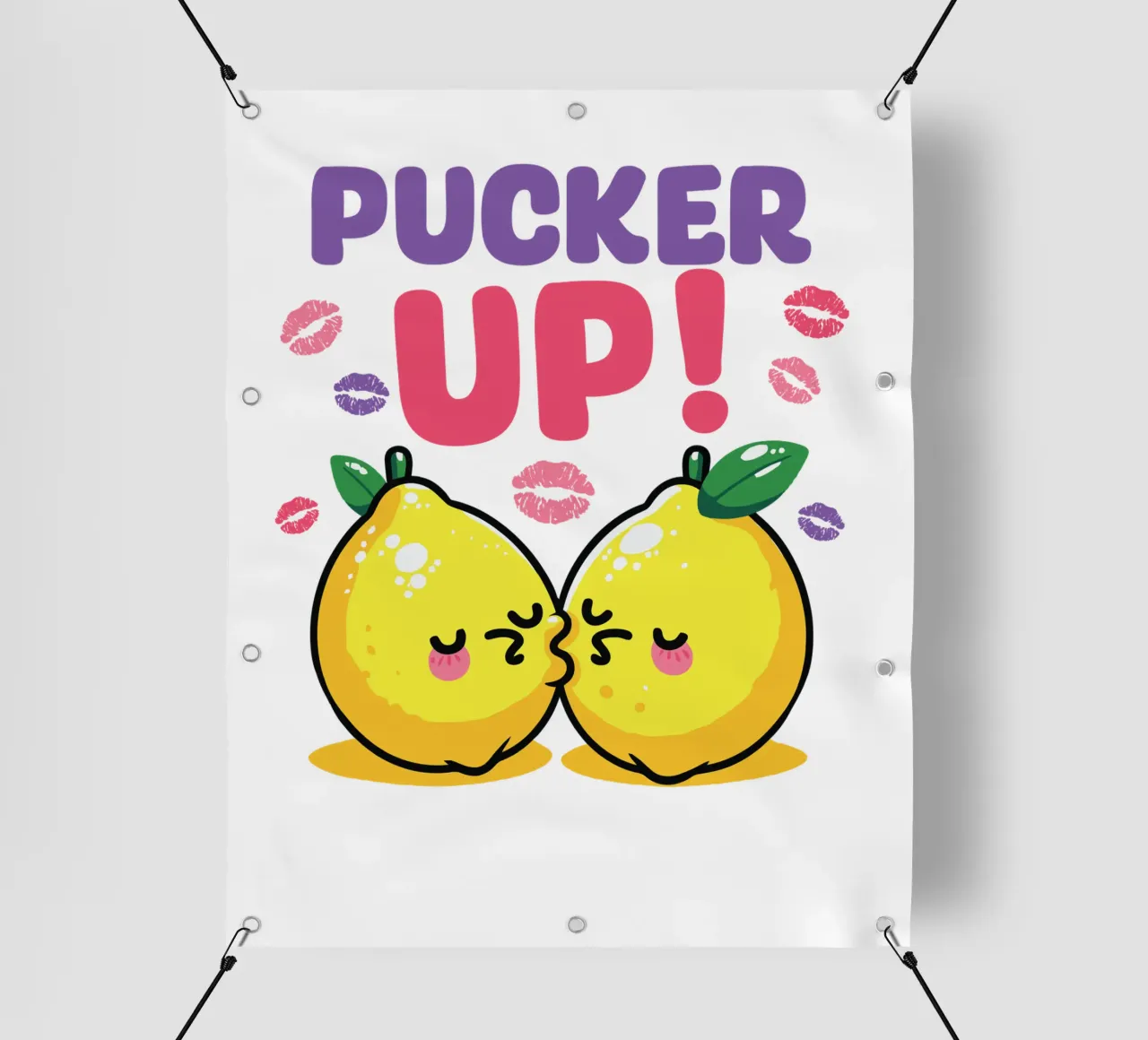 PUCKER UP! telo in pvc da edsonramosart