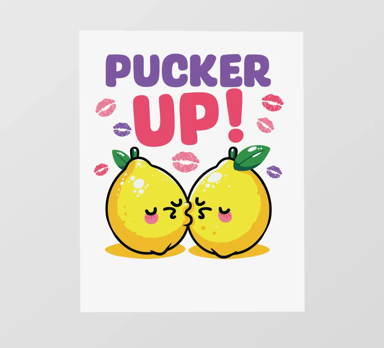 PUCKER UP! telo in pvc da edsonramosart
