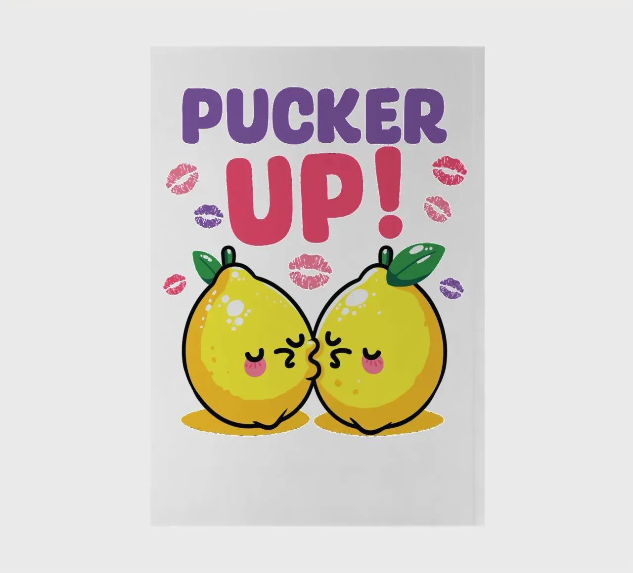 PUCKER UP! notebook by edsonramosart
