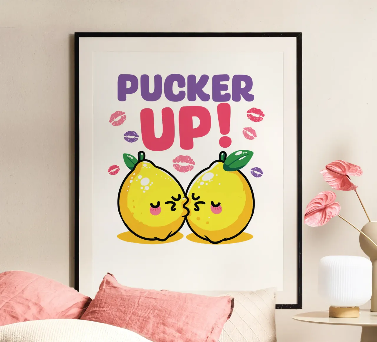 PUCKER UP! poster da edsonramosart