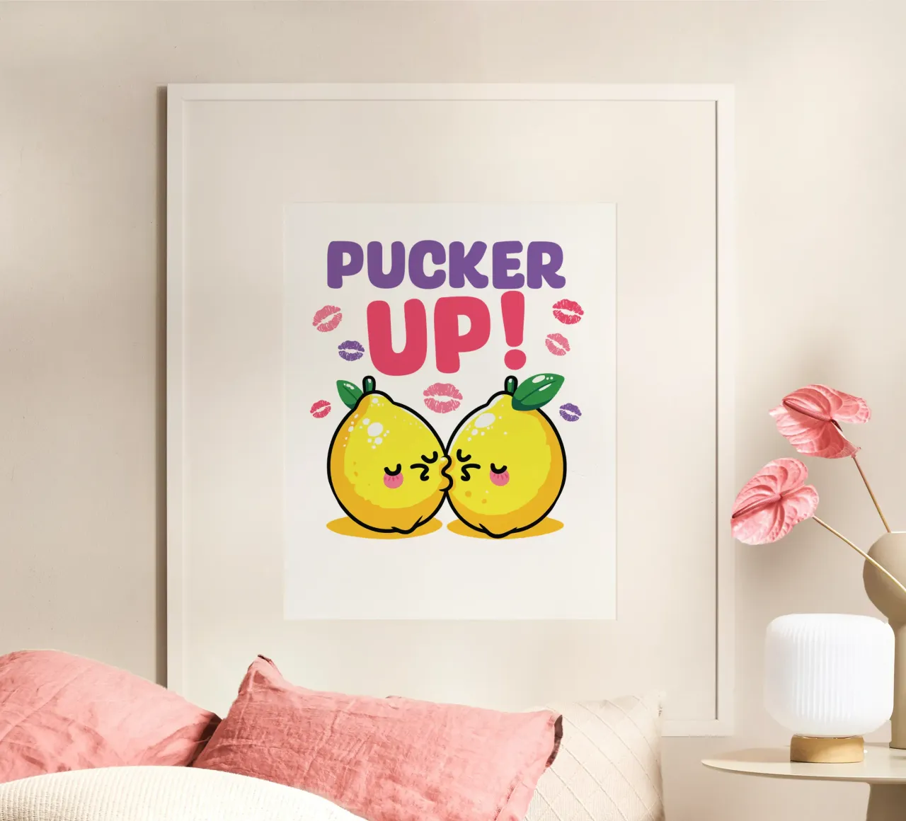 PUCKER UP! poster da edsonramosart