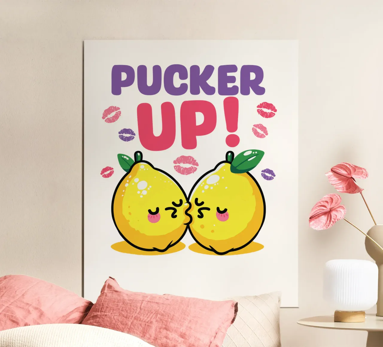 PUCKER UP! poster da edsonramosart