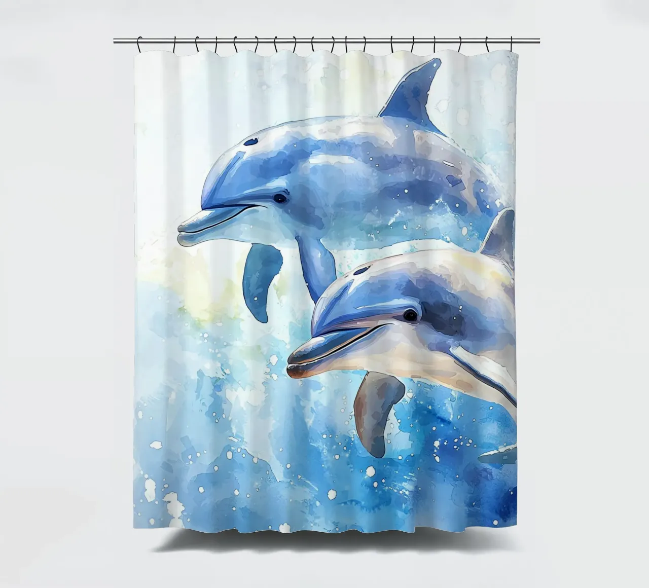 Tier-Totem Delphin Duschvorhang von Théïa's Fantasia World