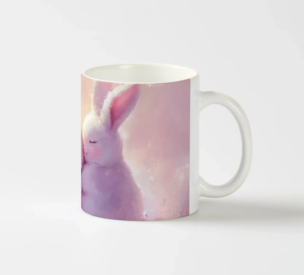 Totem animale Lapin tazza in ceramica da Théïa's Fantasia World
