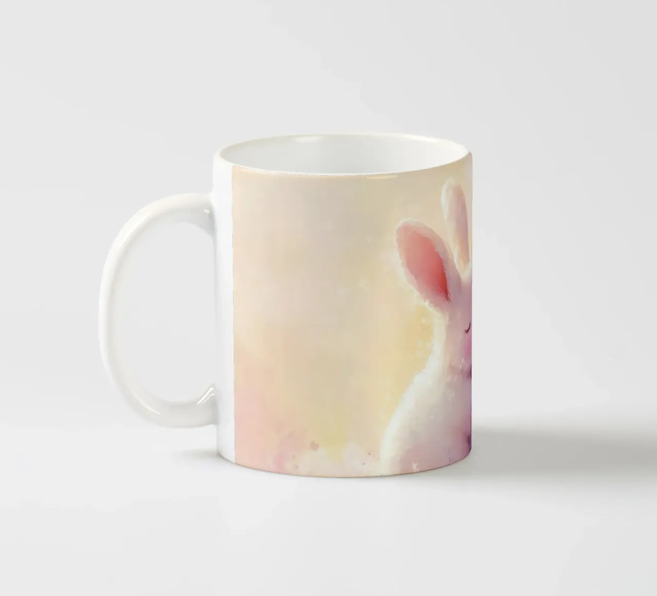 Animal Totem Lapin ceramic mug by Théïa's Fantasia World