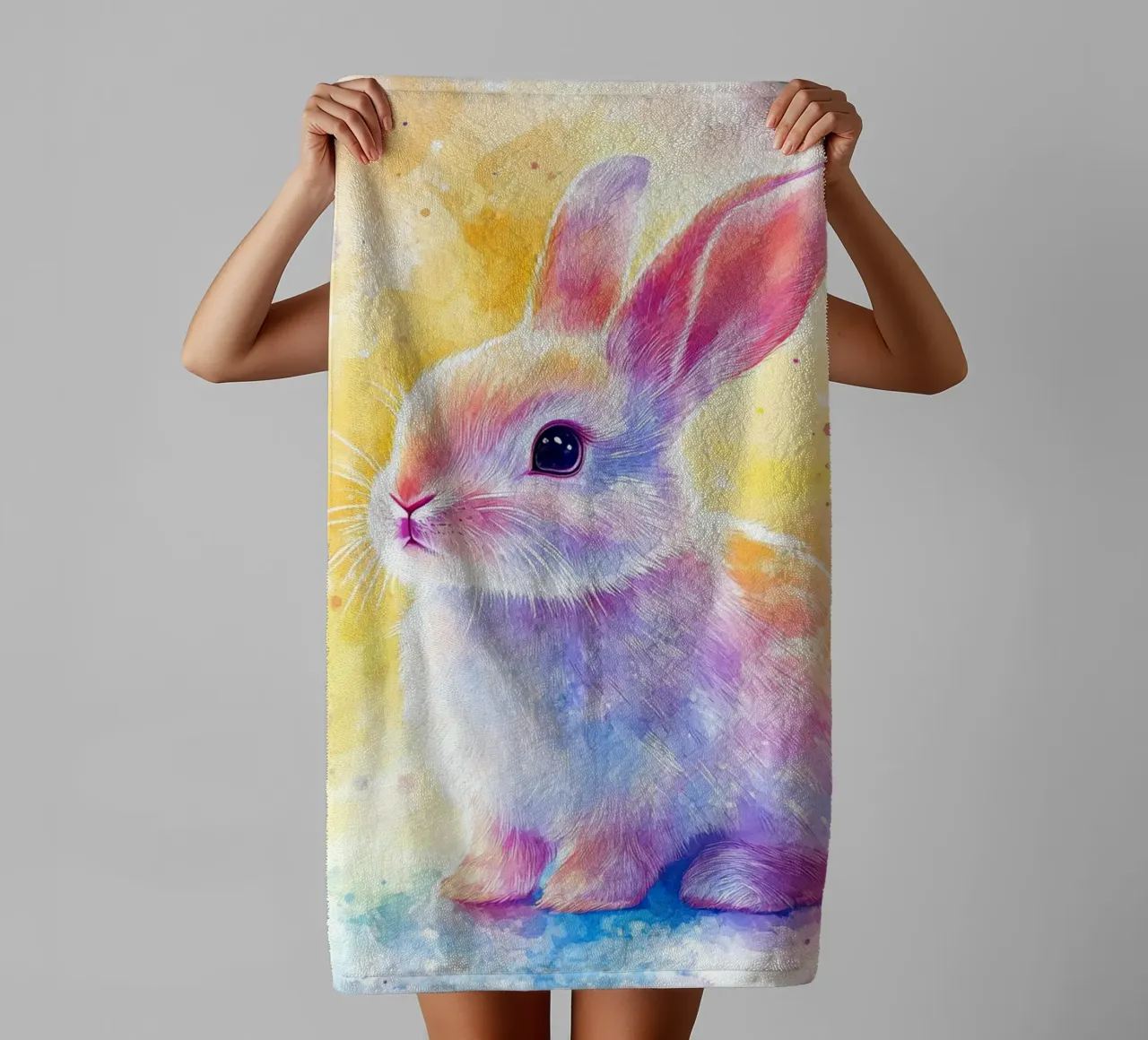 Totem animale Lapin asciugamano da bagno da Théïa's Fantasia World