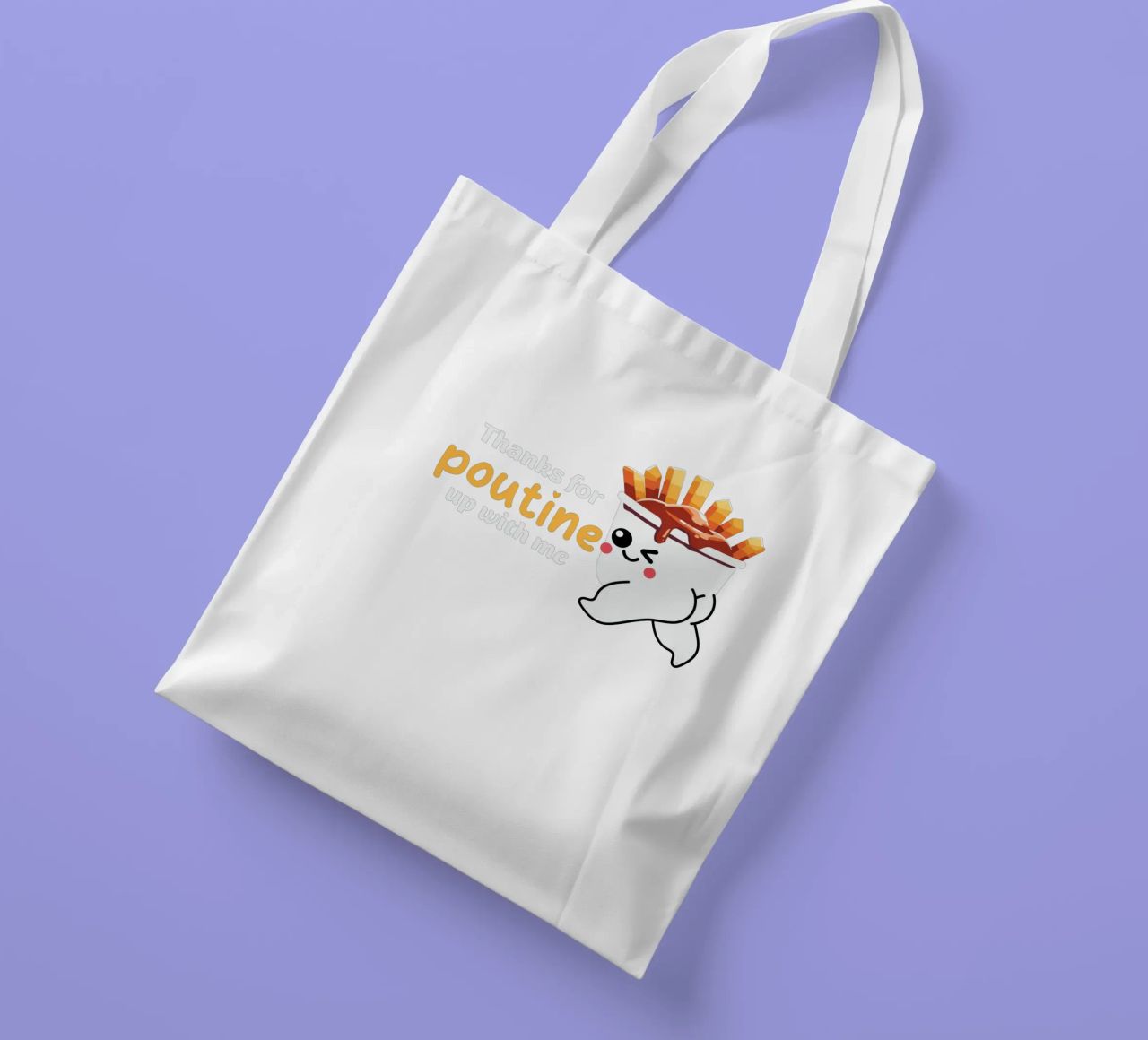 Thanks for poutine up with me borsa in juta da edsonramosart