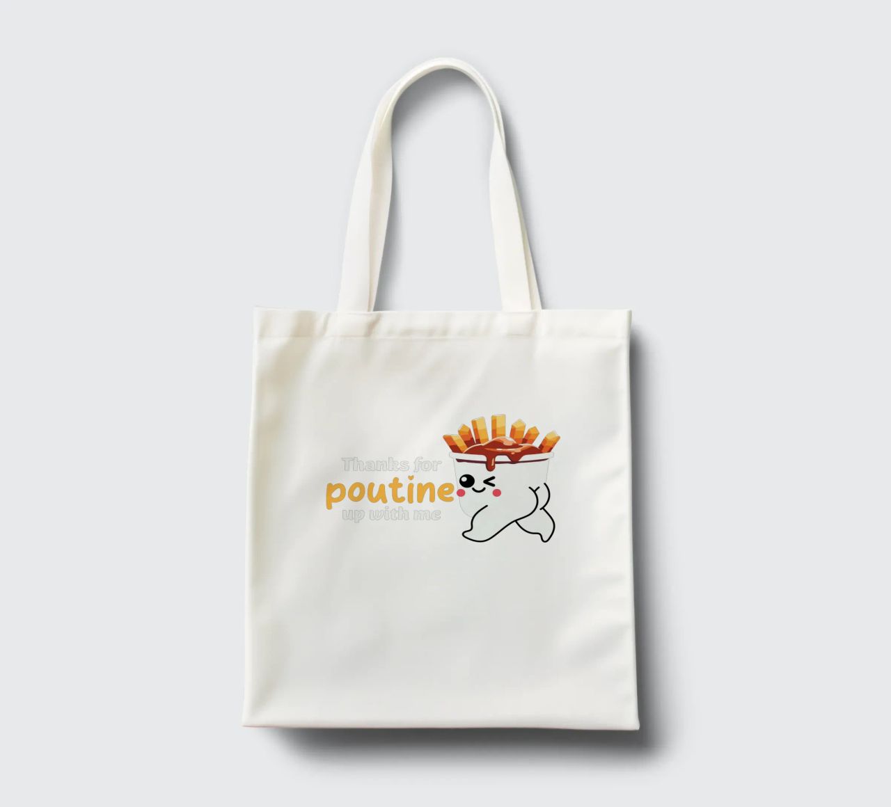 Thanks for poutine up with me borsa in juta da edsonramosart