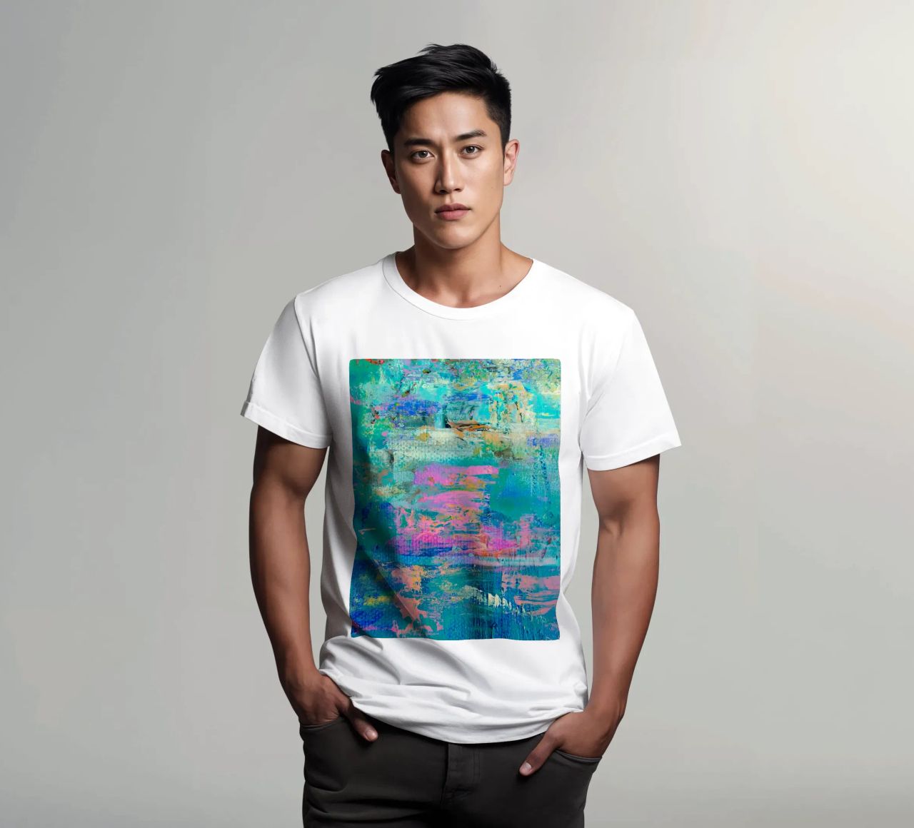 Abstract movement t-shirt da LisaArtes