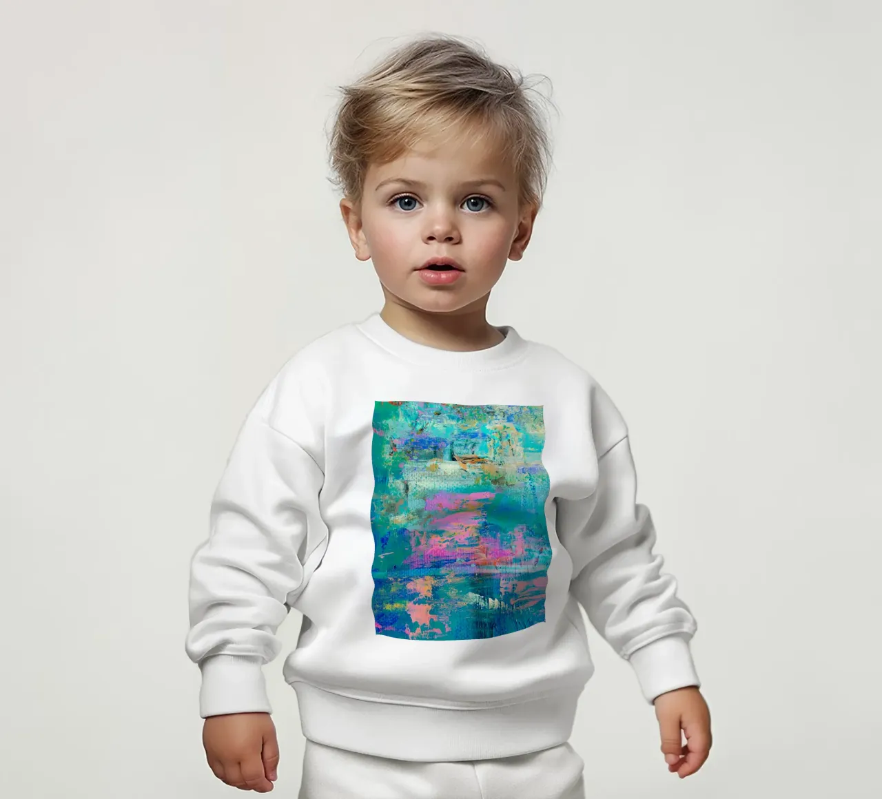 Abstract movement baby sweatshirt van LisaArtes