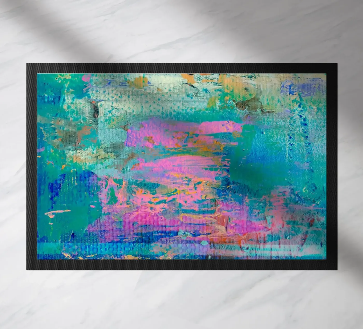 Abstract movement doormat by LisaArtes
