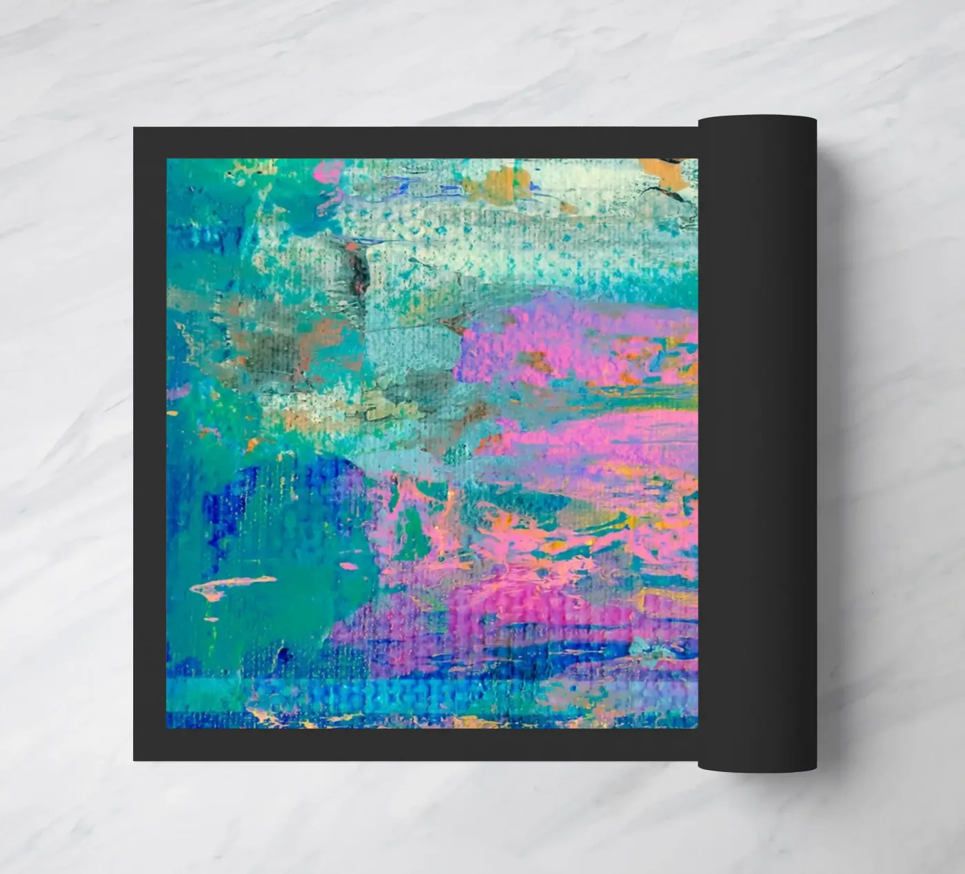 Abstract movement doormat by LisaArtes